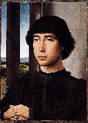 Hans Memling, Portrait of a Man at a Loggia